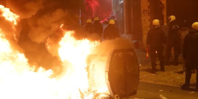 Θεσσαλονίκη: “Πεδίο μάχης” η Ολυμπιάδος – Τουλάχιστον 16 προσαγωγές