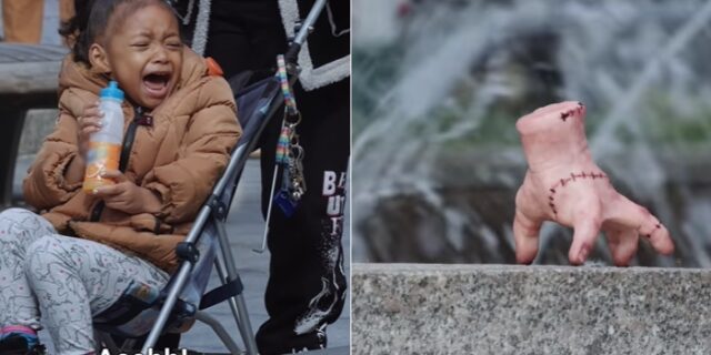 Τρόμος στη Νέα Υόρκη: Το “Thing” της Wednesday βγήκε στους δρόμους