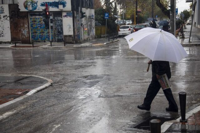 Καιρός: Συννεφιά με βροχές και καταιγίδες – Άνεμοι έως 6 μποφόρ