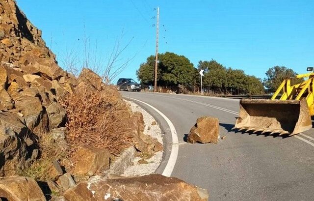 Σεισμός στη Λέσβο: Πτώσεις βράχων και μικρές ζημιές σε κατοικίες