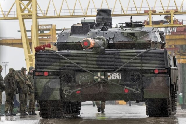Η Γερμανία επιβεβαιώνει ότι θα στείλει άρματα μάχης Leopard στην Ουκρανία