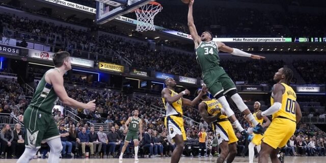 NBA: Το τρομερό κάρφωμα του Γιάννη Αντετοκούνμπο στο Νο6 του Top-10 της βραδιάς