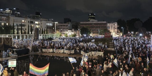 Ισραήλ: Διαδήλωση στο Τελ Αβίβ κατά του κυβερνώντος συνασπισμού – “Για να σωθεί η Δημοκρατία”