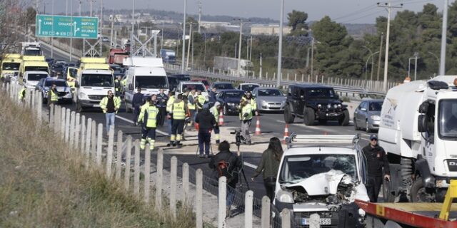 Αθηνών – Λαμίας: Καραμπόλες με εμπλοκή 12 οχημάτων – Μερική αποκατάσταση της κυκλοφορίας