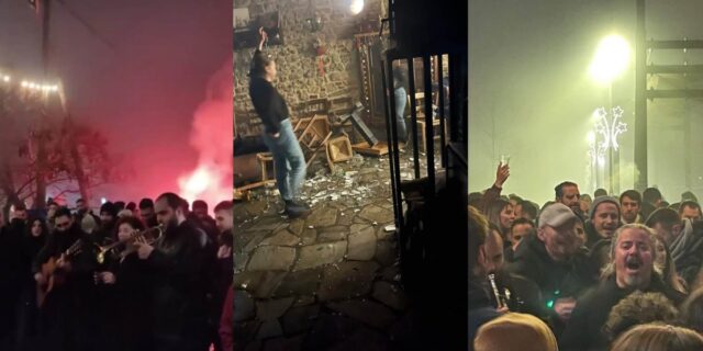 Λάρισα: Μεζεδοπωλείο έκλεισε μετά από 20 χρόνια και… έσπασε το μαγαζί