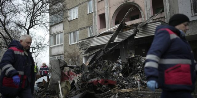 Ουκρανία: Τρεις νεκροί και τουλάχιστον δύο τραυματίες από ρωσικό πλήγμα στα ανατολικά