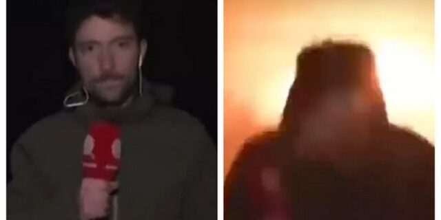 Σοκαριστικό βίντεο: Έκρηξη στο Ντονέτσκ σε ζωντανή μετάδοση