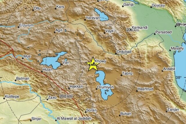 Σεισμός 5,9 Ρίχτερ στα σύνορα Τουρκίας – Ιράν