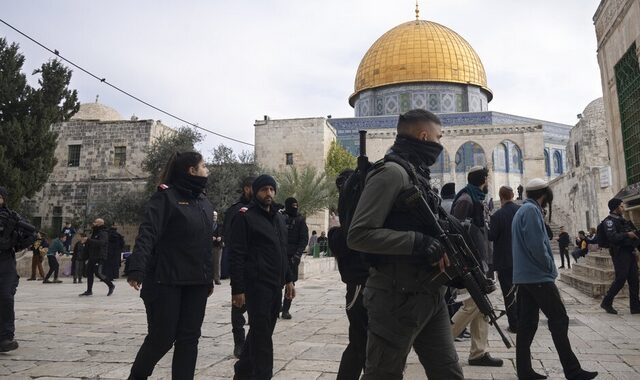 Παλαιστίνη: Οργή για την “εισβολή” του ακροδεξιού ισραηλινού υπουργού στο τέμενος Αλ Αξά