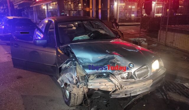 Θεσσαλονίκη: Σοβαρό τροχαίο με 5 τραυματίες – Τους χτύπησαν και τους εγκατέλειψαν