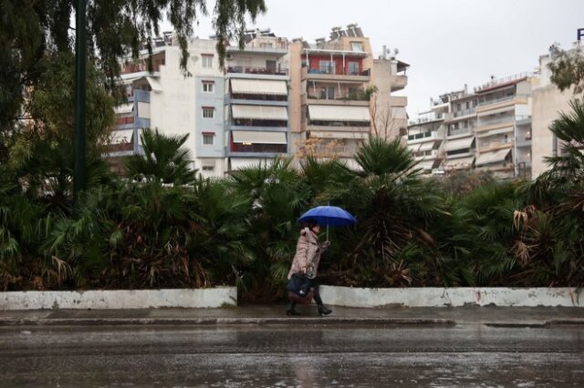 Καιρός: Βροχές στο μεγαλύτερο μέρος της χώρας την Τρίτη