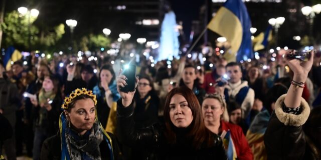 Συγκεντρώσεις διαμαρτυρίας Ουκρανών σε Αθήνα και Θεσσαλονίκη
