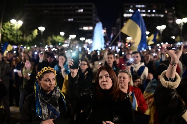 Συγκεντρώσεις διαμαρτυρίας Ουκρανών σε Αθήνα και Θεσσαλονίκη