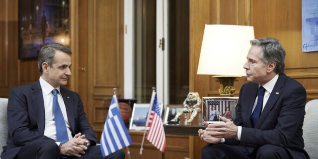 Τι συζήτησαν Μητσοτάκης – Μπλίνκεν για Τουρκία και Ουκρανία
