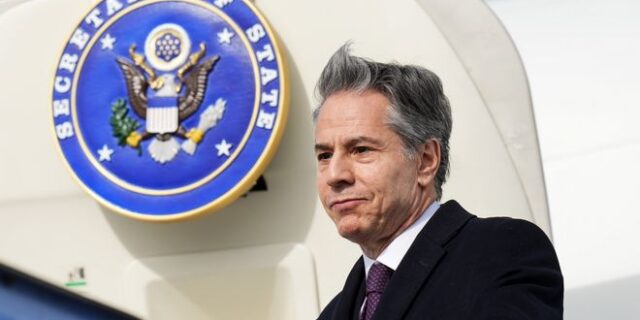 Άντονι Μπλίνκεν: Έφτασε στην Αθήνα ο ΥΠΕΞ των ΗΠΑ