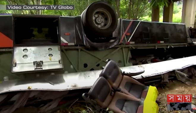 Τραγωδία στη Βραζιλία: Λεωφορείο έπεσε σε χαράδρα 10 μέτρων – 4 νεκροί, δεκάδες τραυματίες