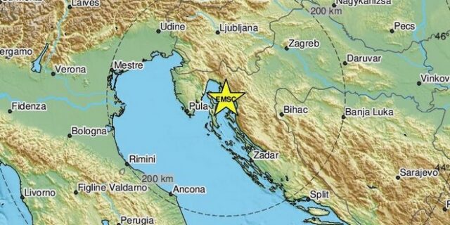 Σεισμός 5,3 Ρίχτερ στην Κροατία