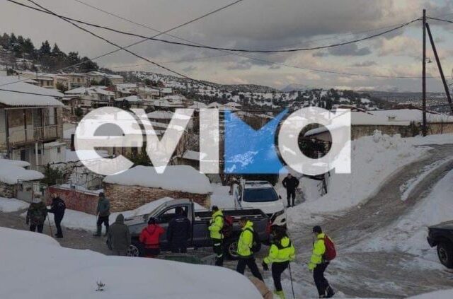 Συναγερμός στην Εύβοια: Αγνοείται 90χρονος στα χιόνια