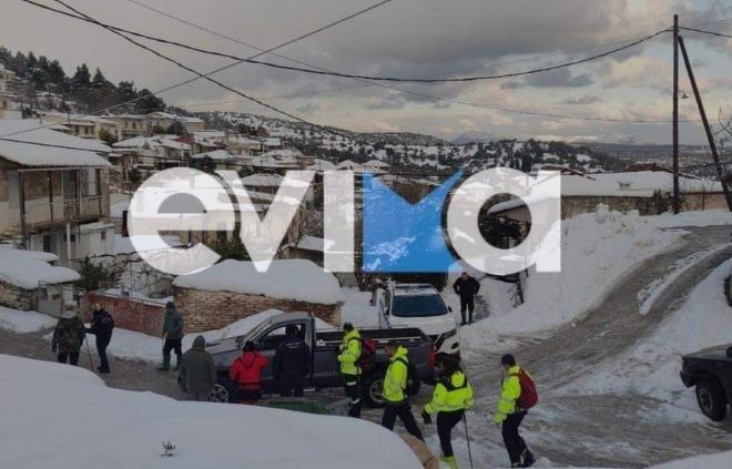 Συναγερμός στην Εύβοια: Αγνοείται 90χρονος στα χιόνια