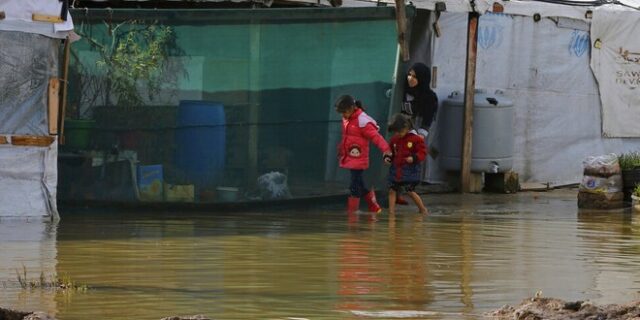 Λίβανος: Τρία προσφυγόπουλα από τη Συρία πνίγηκαν σε λίμνη μετά τις καταρρακτώδεις βροχές
