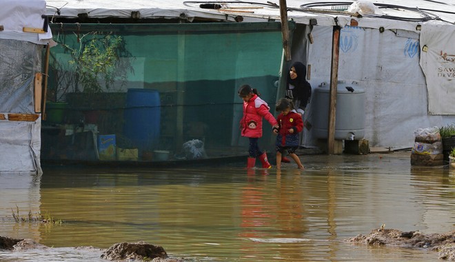 Λίβανος: Τρία προσφυγόπουλα από τη Συρία πνίγηκαν σε λίμνη μετά τις καταρρακτώδεις βροχές
