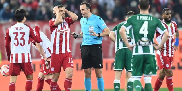 Ολυμπιακός – Παναθηναϊκός 0-0: Όρθιοι οι πράσινοι στο Φάληρο, έντονες διαμαρτυρίες ερυθρόλευκων για το ακυρωθέν γκολ στο 89′