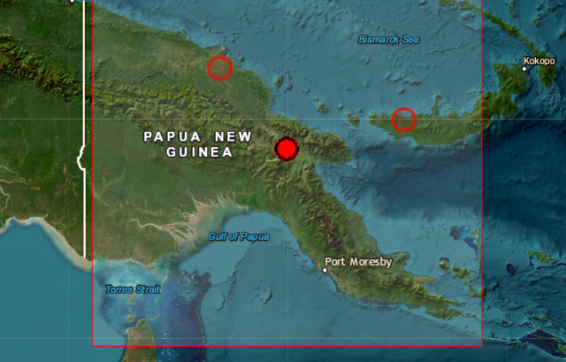Σεισμός 5,9 Ρίχτερ στη Νέα Γουινέα