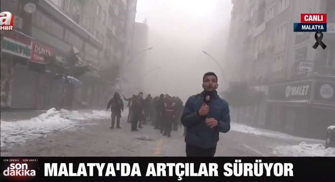 Τουρκία – βίντεο: Η στιγμή του δεύτερου ισχυρότατου σεισμού μεγέθους 7,7 Ρίχτερ