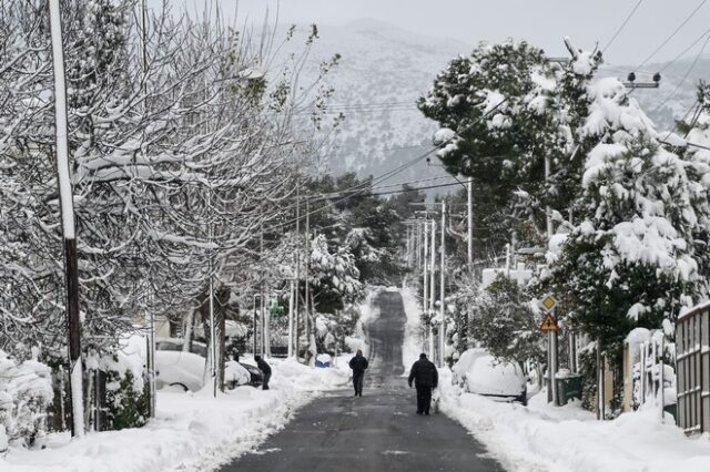 Κακοκαιρία Μπάρμπαρα: Χιονόνερο, χιονοπτώσεις και παγετός την Τετάρτη