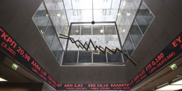Χρηματιστήριο: Ισχυρή πτώση 2,51%