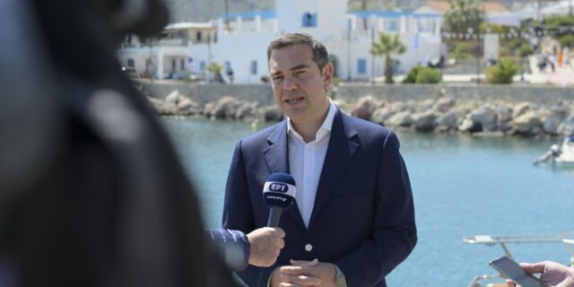 Τσίπρας από Τήλο: “Περήφανοι για τους ανθρώπους των ενόπλων δυνάμεων που προασπίζουν την ελευθερία μας”