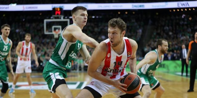 Ζάλγκιρις – Ολυμπιακός 72-74: Βεζένκοβ ο Μεγαλοπρεπής, με show και καλάθι νίκης στο Κάουνας