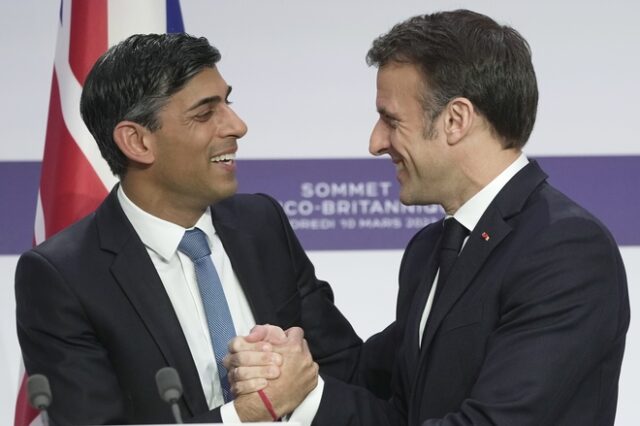 Μακρόν-Σούνακ: “Νέα αρχή” στις γαλλοβρετανικές σχέσεις με πρώτο μέλημα το μεταναστευτικό