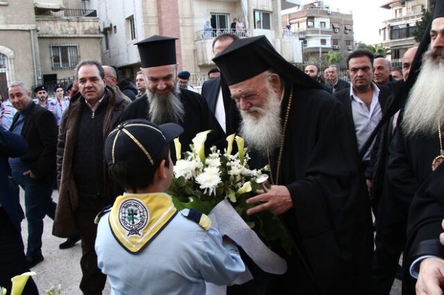 Αρχιεπίσκοπος από Δαμασκό: “Η Εκκλησία της Ελλάδος με την ‘ΑΠΟΣΤΟΛΗ’ κάνουν πράξη αγάπης τη συγκίνηση του ελληνικού λαού για τους σεισμόπληκτους της Συρίας”