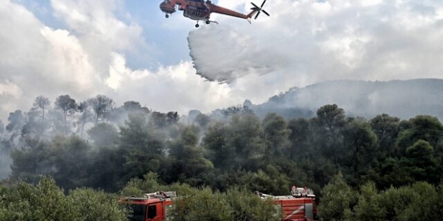 Σάμος: Υπό έλεγχο η φωτιά στο Καρλόβασι