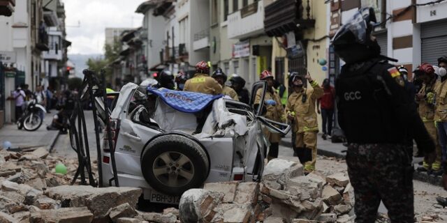 Σεισμός 6,8 Ρίχτερ στον Ισημερινό: Τουλάχιστον 4 νεκροί και πολλές καταστροφές – Βίντεο