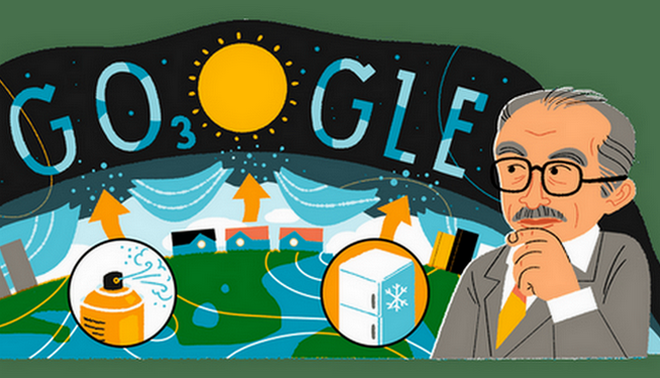 Mario Molina: Η Google τιμά με doodle τον Μεξικανό χημικό