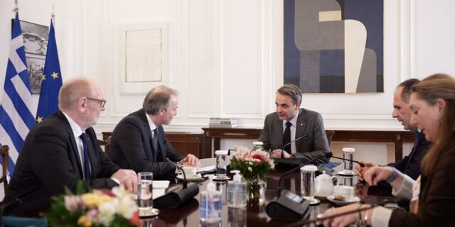 Η αναβάθμιση των σιδηροδρόμων στη συνάντηση του Μητσοτάκη με την αποστολή της Κομισιόν