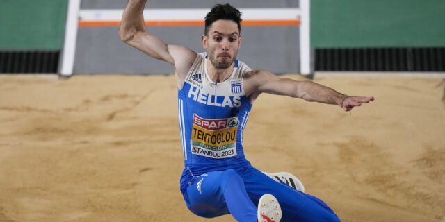 Τεντόγλου: Πέταξε στα 8.30 μέτρα ο Μίλτος στο πρώτο του άλμα