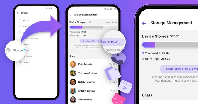 Rakuten Viber: Νέα λειτουργία για εξοικονόμηση αποθηκευτικού χώρου στην εφαρμογή