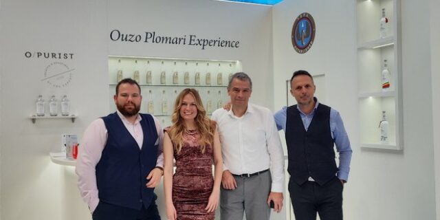 Το Ούζο Πλωμαρίου Ισιδώρου Αρβανίτου ξεχώρισε και φέτος στη διεθνή έκθεση ProWein στο Ντίσελντορφ της Γερμανίας