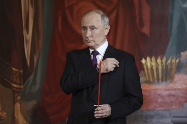 Πούτιν: Το πασχαλινό μήνυμά του από τη Μόσχα – Η έμμεση αναφορά στον πόλεμο