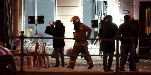 Ρωσία: Νεκρός γνωστός στρατιωτικός μπλόγκερ από έκρηξη σε καφέ της Αγίας Πετρούπολης – Δεκάδες τραυματίες