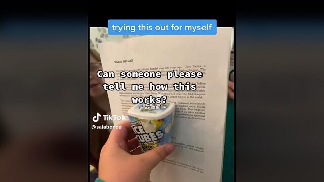Πώς ένας καθρέφτης ξέρει τι κρύβεται πίσω από το χαρτί – Το βίντεο που έγινε viral