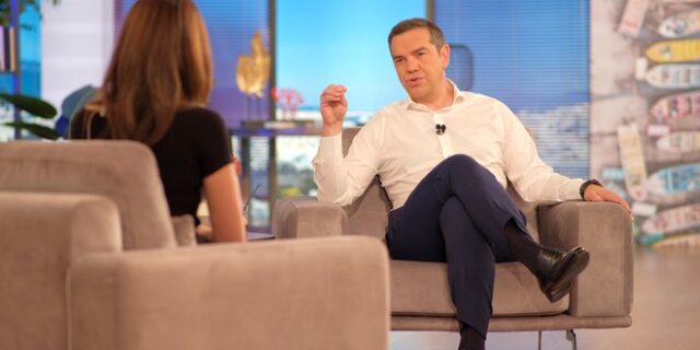 Τσίπρας στο Happy Day: “Σε όλη την Ευρώπη γίνεται debate. Τι φοβάται ο Μητσοτάκης;”