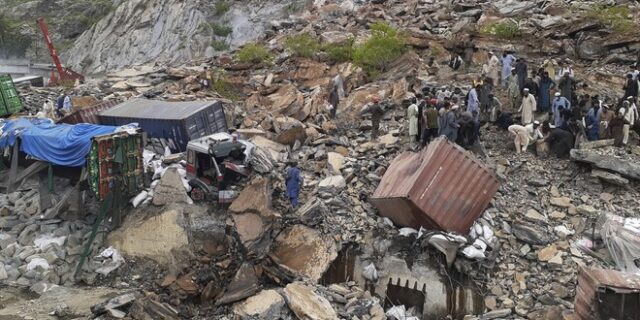 Πακιστάν: Κατολίσθηση στα σύνορα με Αφγανιστάν – Τουλάχιστον δύο νεκροί και οκτώ τραυματίες