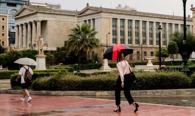 Καιρός Αθήνα: Βροχές και καταιγίδες τη Δευτέρα