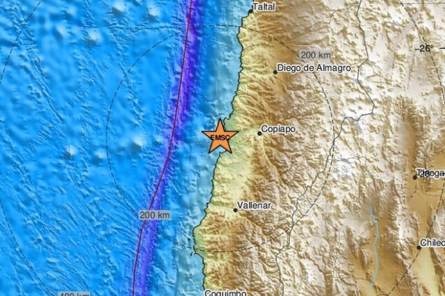 Ισχυρός σεισμός 5,9 Ρίχτερ στη Χιλή