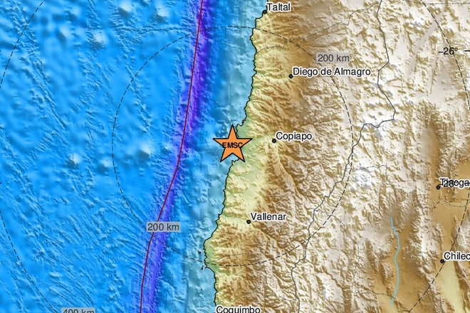 Ισχυρός σεισμός 5,9 Ρίχτερ στη Χιλή