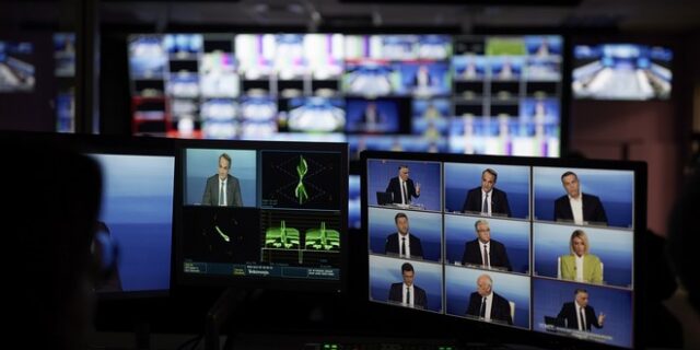 Debate: Όλα όσα δεν έδειξαν οι κάμερες – Καρέ από τα παρασκήνια της τηλεμαχίας